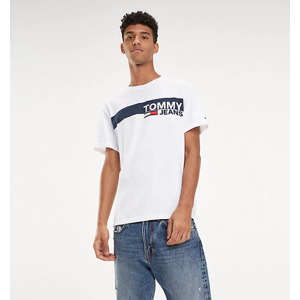 Tommy Hilfiger pánské bílé tričko Essential